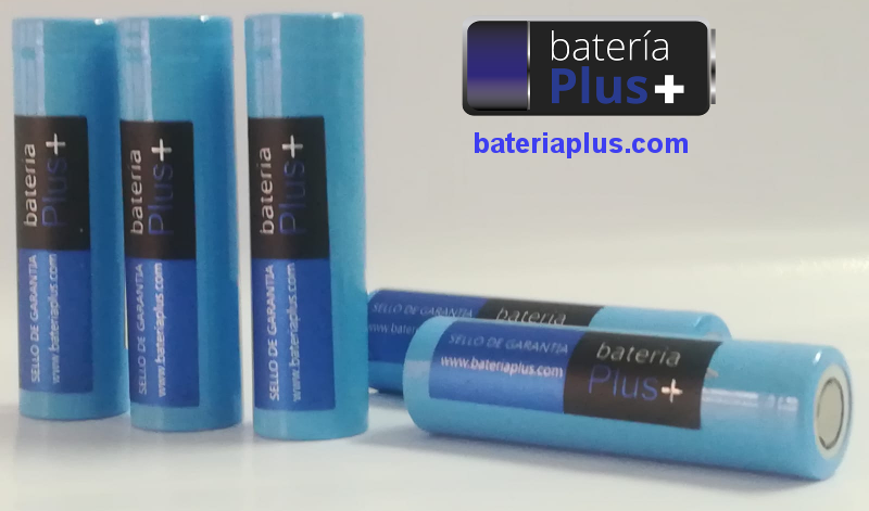 Fotografía de celdas de Litio para baterías de la marca BateriaPlus.com